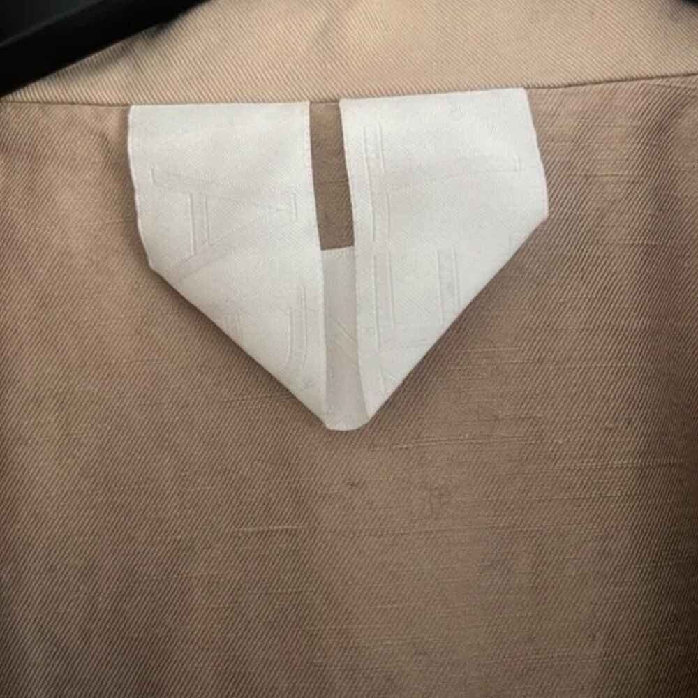 Arket Short Trench - Beige Linen Blend - Picture 6 of 7